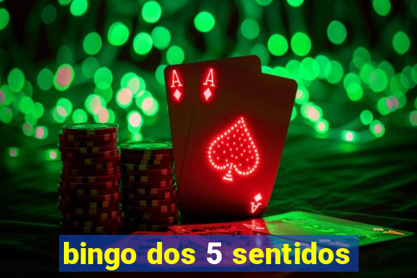 bingo dos 5 sentidos